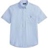 Polo SS26 Collegiate Style Short Sleeve Striped Button-Down Shirt Slim Fit Men Shirts 710B21345-004