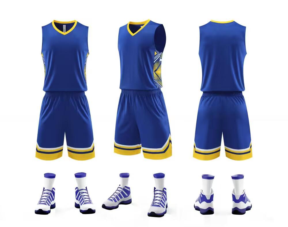 

Индивидуальный баскетбольный комплект для взрослых и детей - Спортивная экипировка для команды S синий