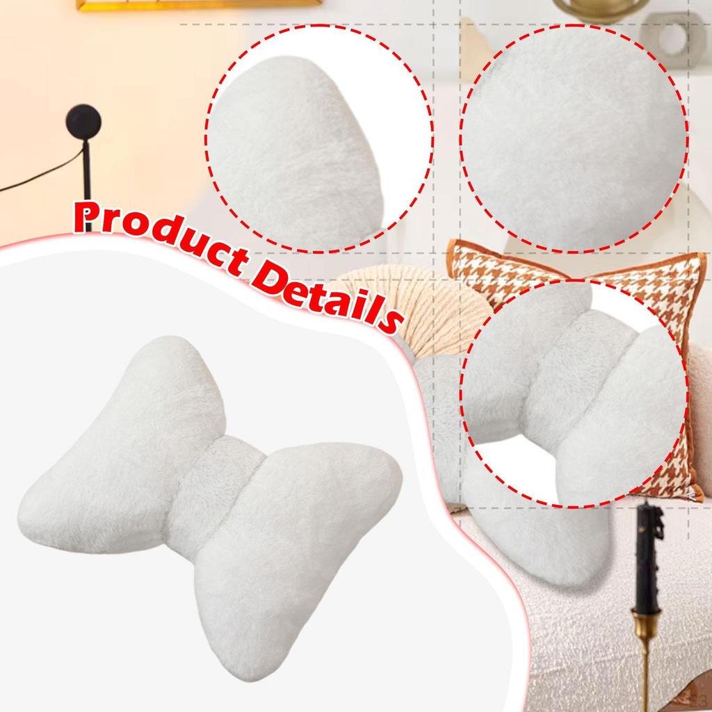Schleifenkissen Rückenkissen Moderne Geschenke Weiche Verzierung Sofa Heimdekoration für Büro Couch Auto
