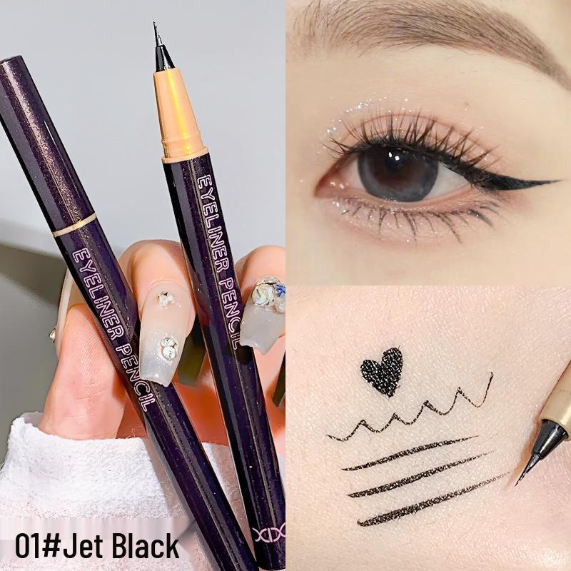 

XiXi Spirit Eyes Fine Eyeliner: Natural, Slim Tip, Non-Smudging, Beginner-Friendly for One-Stroke Shaping чорний/гагат