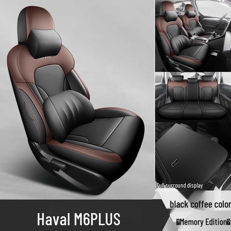 Haval M6 PLUS Smart Leather Seat Covers, Full Coverage, All-Season Cushions.