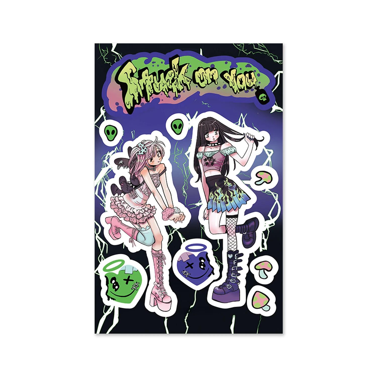 

Cute Equal Replacement Stickers New Korean Style Character Pocket Stickers Mobile Phone Case Decoration