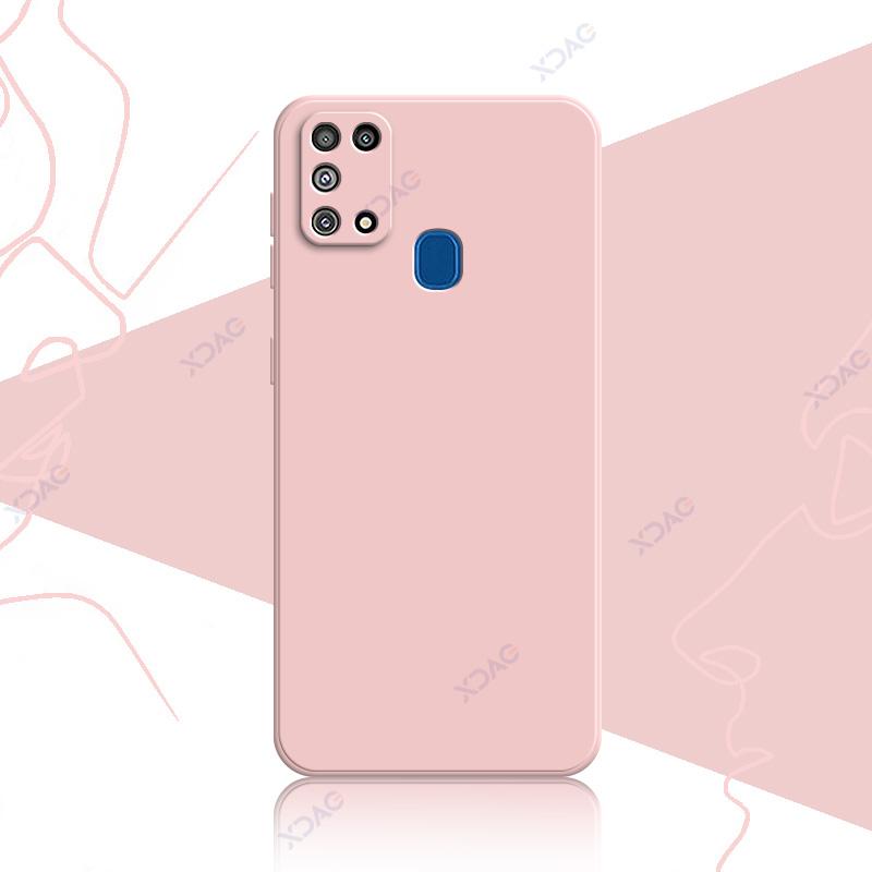 Luxuriöse, modische und süße Schutzhülle für Samsung Galaxy M31 Prime F41 SamsungM31 SamsungF41 360 weiche, quadratische Handytaschen aus flüssigem Silikon