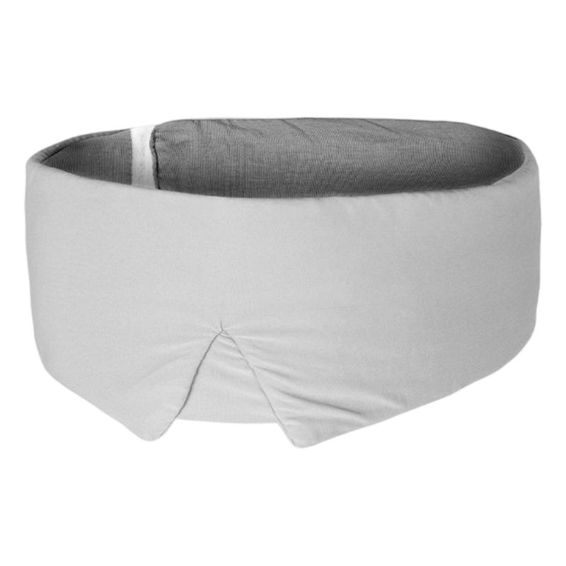

Full Coverage Eyes Mask Comfortable Soft Portable Eye Cover Night Blindfolds For Travel Home Rest серый