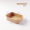 Kraft Paper Disposable Food Containers