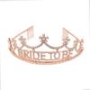 Rhinestone 'Bride To Be' Crown Headband - Fashion Wedding Headdress