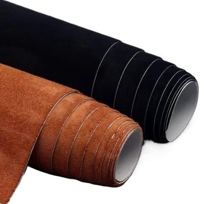 30cm*150cm Mehrfarbig Selbstklebender Wildlederstoff Klebriges Leder Flanellstoff für Auto-Innenraumdekor DIY Tür Werkbank