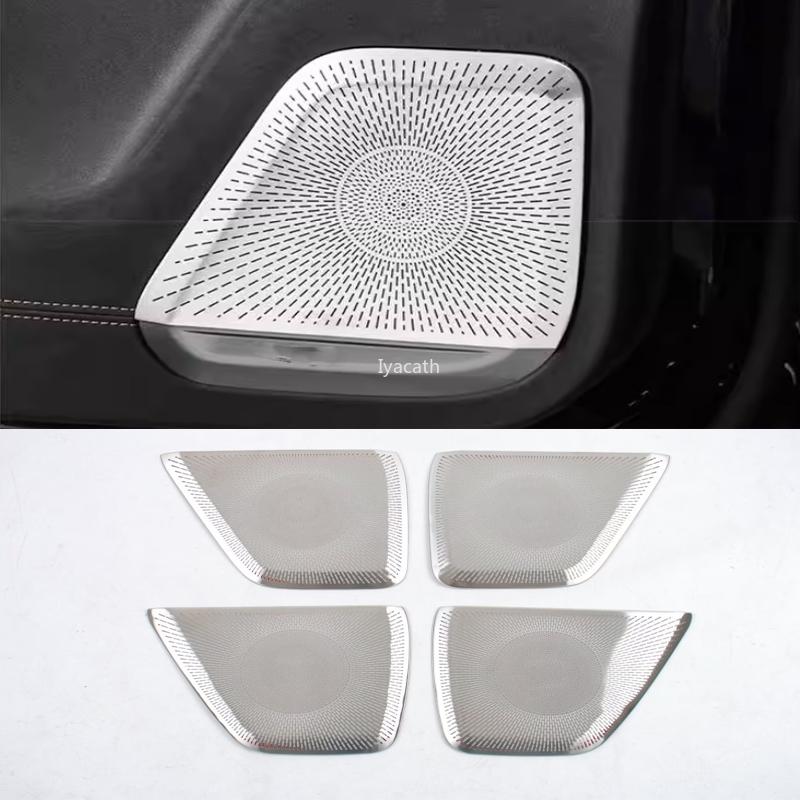 For Zeekr 7X 2024 2025 4door Horn Cover Door Front Column Roof Rear Trunk Speaker Sound Frame Audio Panel Decor Car Accessories