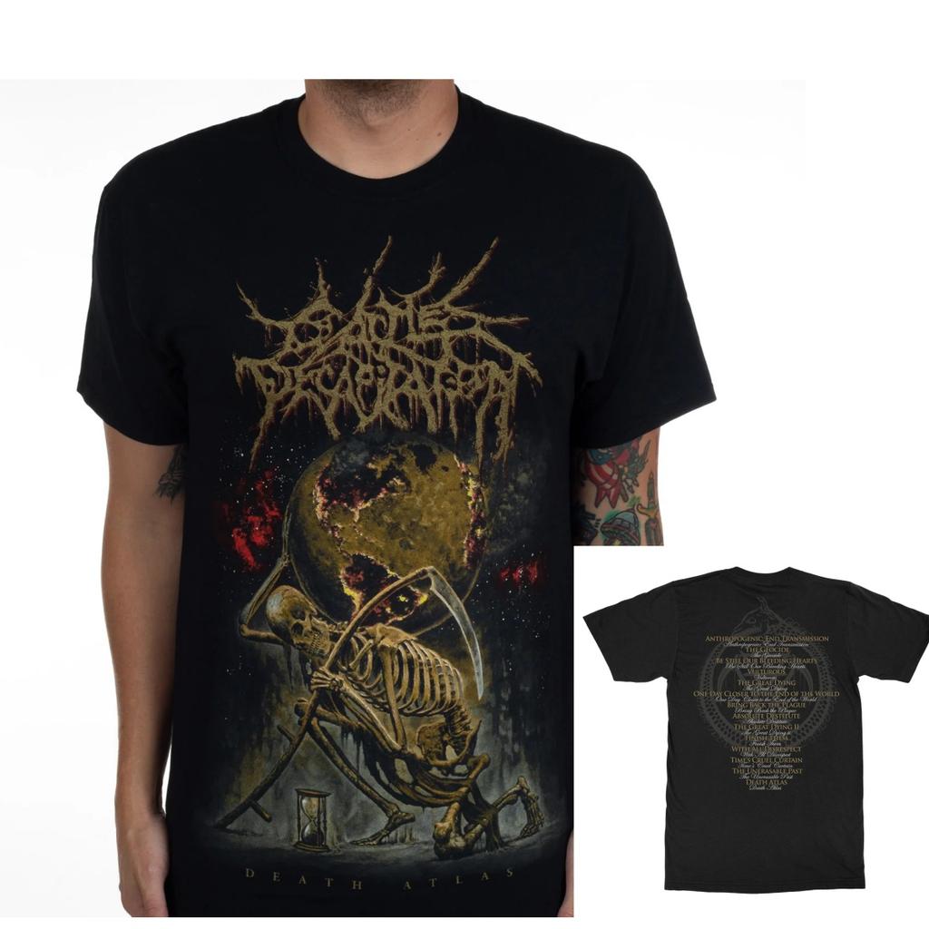 Cattle Decapitation Inspect Sign Casual Tshirt Luxury Brand for Men and Women Top