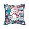 Decorative Pillow Cover Danganronpa Japanese Anime Merch Home  Pillow Case Cover Square Multiple Sizes