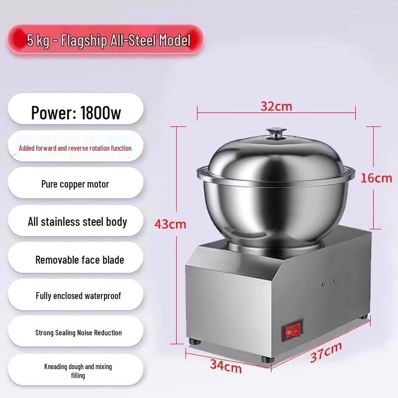 Compact Multi-functional Automatic Dough Mixer for Home Use