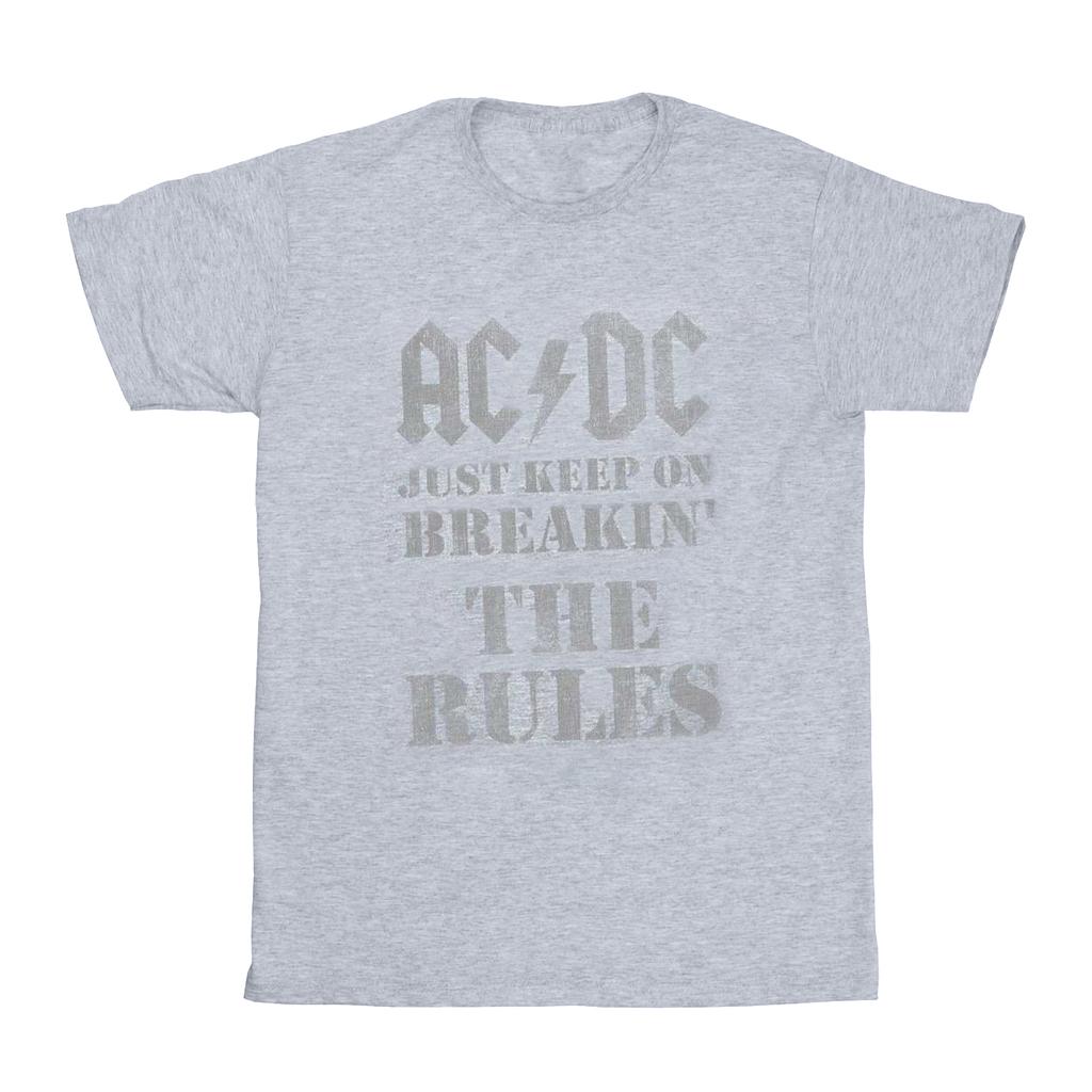 AC/DC Girls Just Keep On Breaking The Rules Cotton T-Shirt