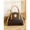 Luxury Women's Bag, Multi-layer Crossbody Bag, Genuine Leather Handbag, Vintage Niche Shell Shoulder Bag, Fashionable High-end Pillow Bag