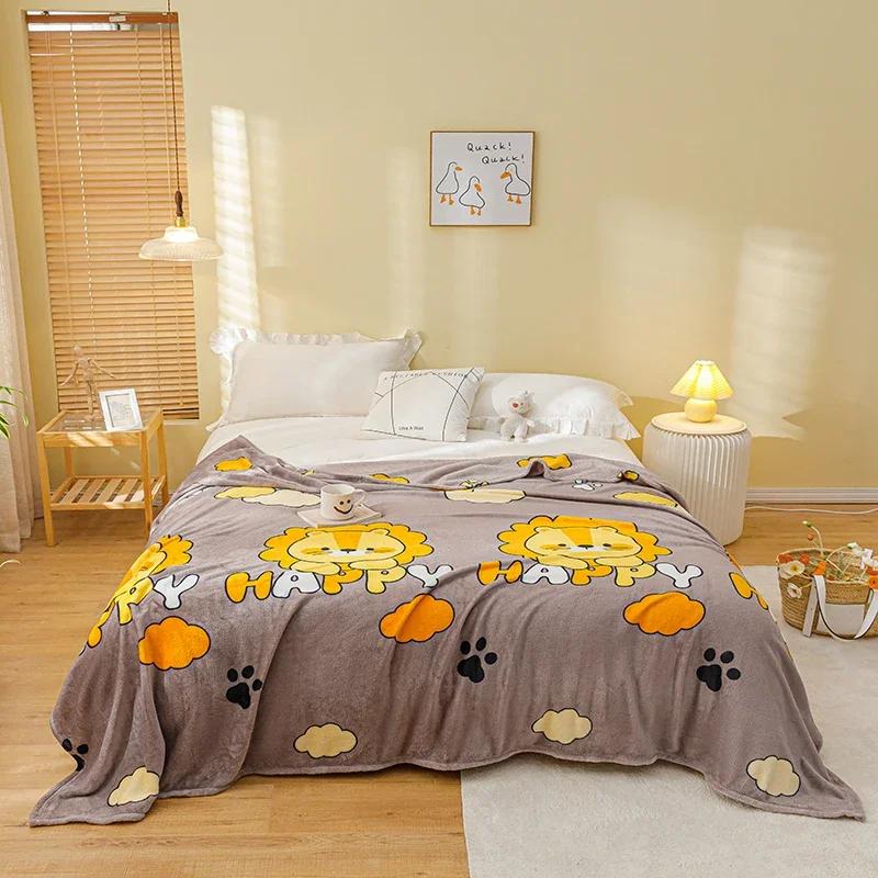 Stars Starry Sky Blanket Bedspread Warm Soft Flannel Print Throw Blankets Suitable for Sofa/Bed/Car Portable Blanket All Season