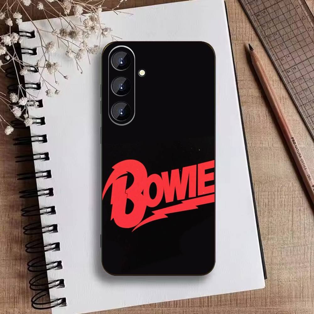 

Singer D-David B-Bowie Phone Case For Samsung Galaxy A73,A72,A71,A70,A52,A51 Others Soft Black Cover Samsung a12