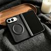 Scratch Resistant Leather Case Magnetic for IPhone 18, Faux Phone Cover with Hinge Protective Protection, Full Body Shockproof 18 Fold Lightweight