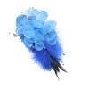 Waterproof Feather Corsage Pin Synthetic Fabric Texture Quick Attach Clip Perfect for Outdoor Weddings Business Occasion