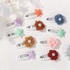 50pcs/set Random Color Cute Star Floral BB Clips For Baby Girls Sweet Snap Clips Hairpins Kids Hair Accessories