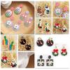 40Pcs Clay Jewelry Making Set with 5 Color Soft Clay, Sculpting Modelling Tool Clay Cutter, Earring Hooks for Artist Kid