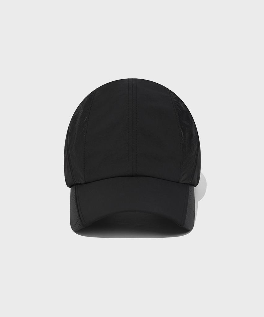 FALLETT Glossy Nylon Ball Cap Black