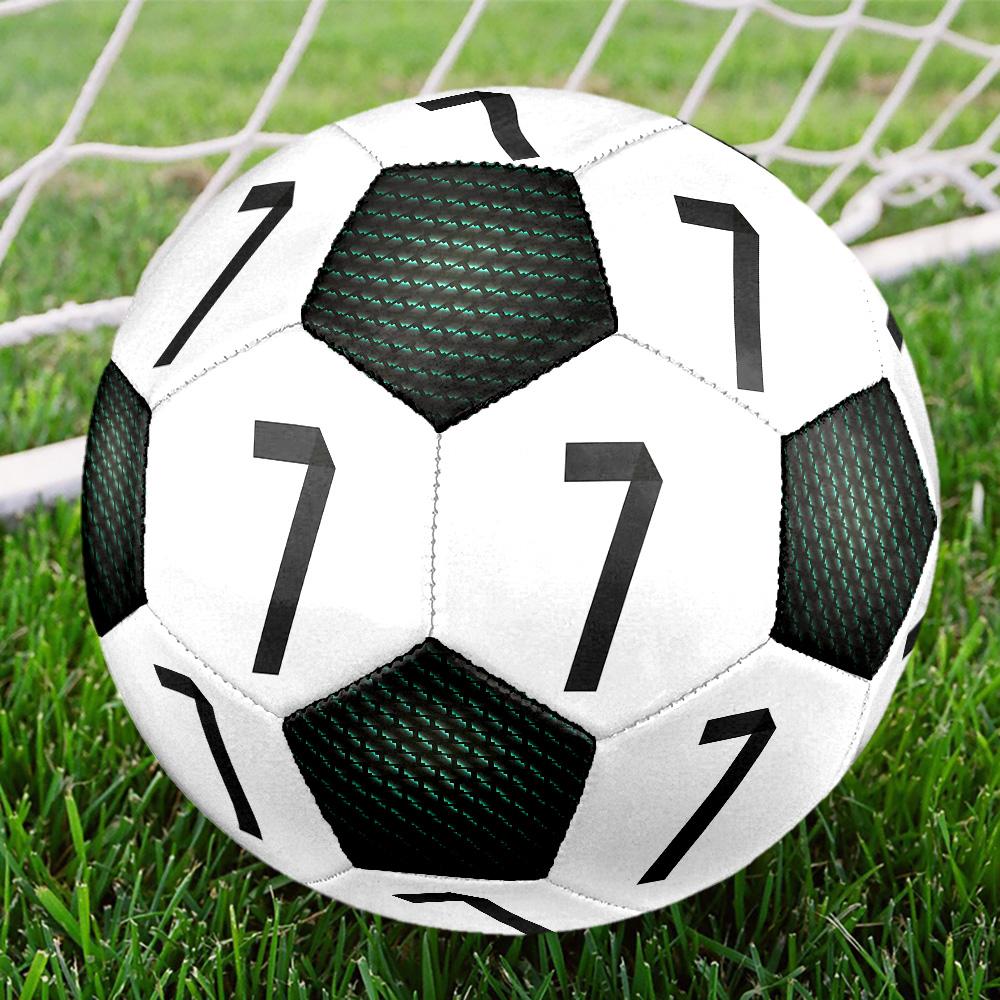 1pc Team Jersey Digital Design  Football Soccer Ball Size 5 Indoor Soccer Ball Fashion Colorful  Backyard Game -Great For Sports Fans Gift