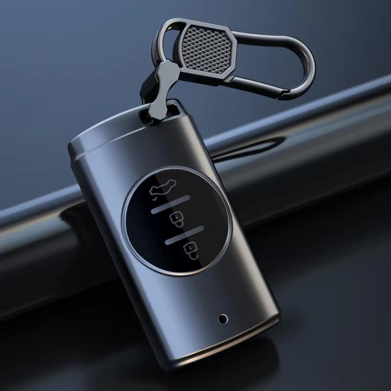 Titanium Gray for Chery Tiggo 4 5X 7 Pro 8 Exeed Txl Tx Lx Remote Smart Car Key Case Cover Fob Holder Keychain Accessories