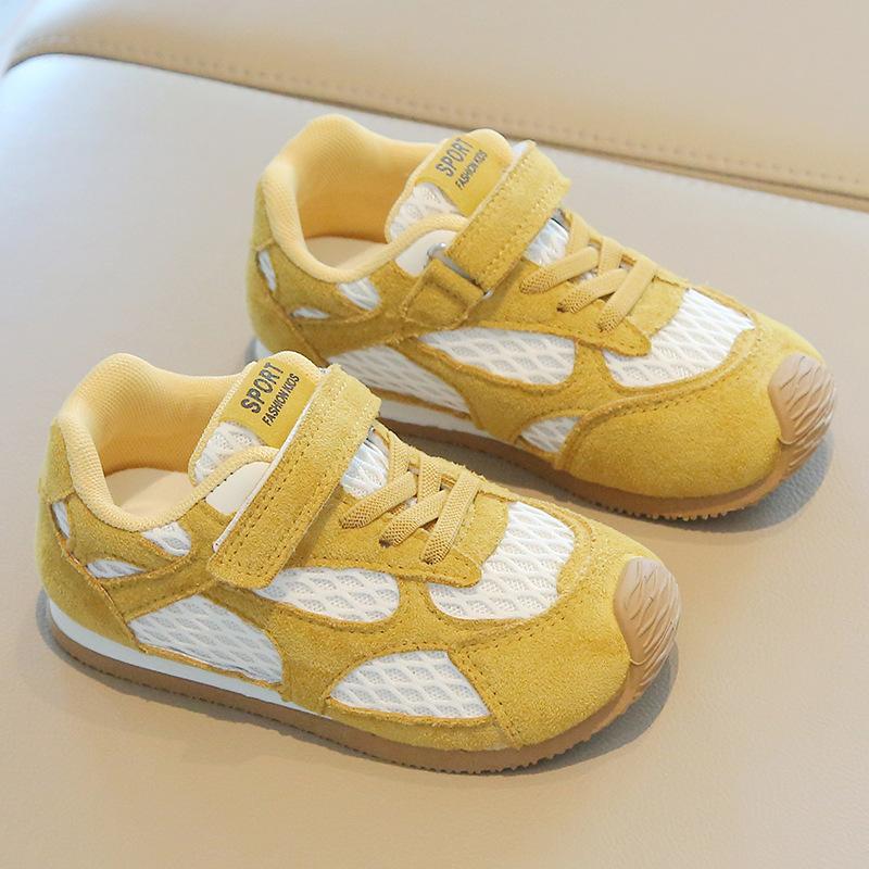 Children's Forrest Gump shoes 2025 spring and autumn new boys' sports shoes mesh girls' casual shoes soft-soled baby German training shoes