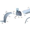 Front Wheel Well Liner for Mercedes-Benz GLE W167