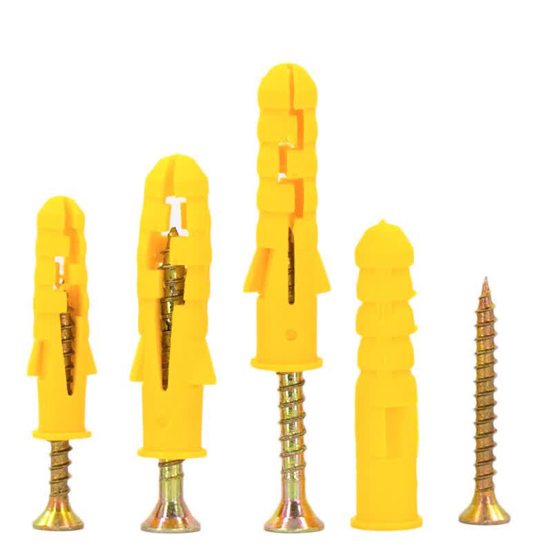 Jiweishi Plastic Expansion Wall Plugs & Screws