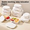 Talos Crisper Box, with Divided Compartments, Leakproof Seal Food Storage Container, for Baby Meals Fruits And Picnic Snacks
