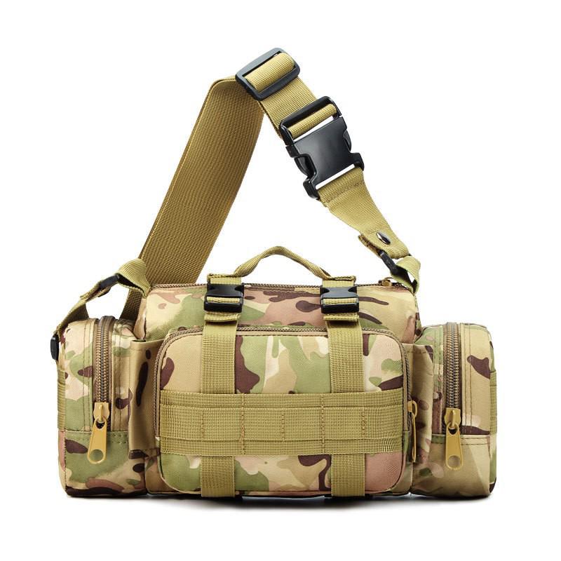 Cross-border Tactical Camouflage Waist Bag - Large Capacity Shoulder Camera Tool Bag