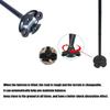 Light weight Aluminum Folding Canes Ergonomic Handle Regulable for Senior Travel Hiking Support