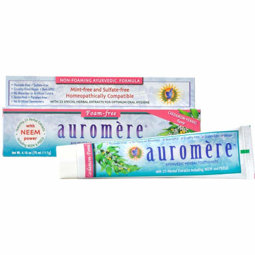 Auromere Herbal Toothpaste Balsara Non-Foaming