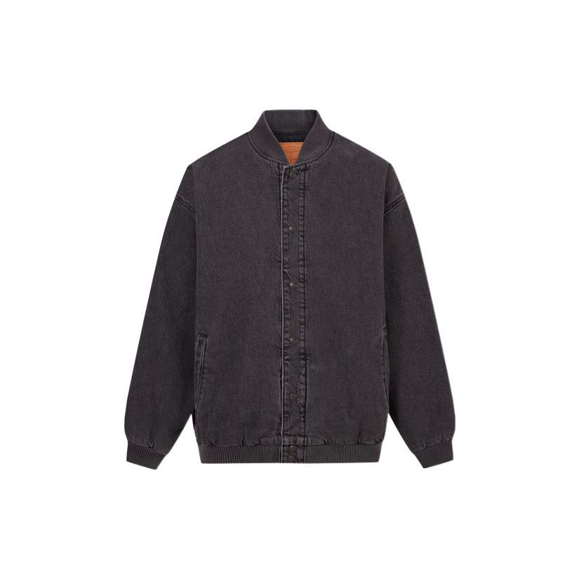 

Levis Однобортная хлопковая куртка однотонного цвета Мужская куртка Серая A1943-0003 XS