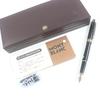 Excellent MONTBLANC Fountain Pen Meisterstck Classic Cap Type Black Gold 14K Mens Used