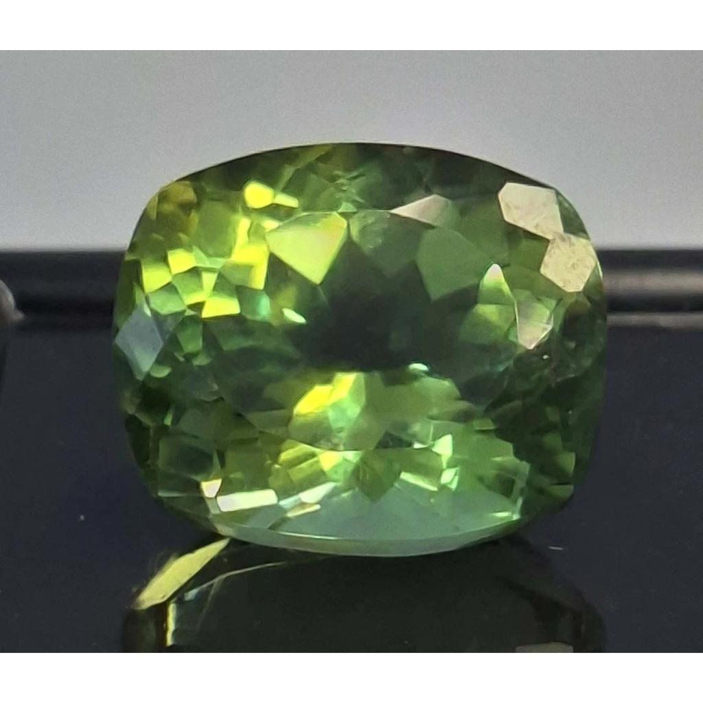 Natural Bi-Color Tourmaline Cushion Cut 9-11 Ct Stunning Certified Gemstone