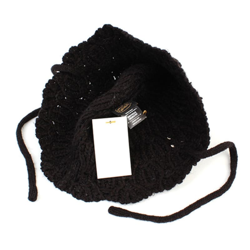 Universal chemistry String Black Knit Bucket Hat