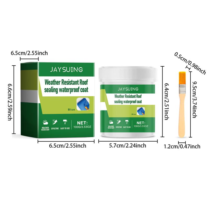 Waterproof Coating Sealant Agent Transparent Glue With Brush Invisible Anti-Leak Roof Repair Broken Agent Tool