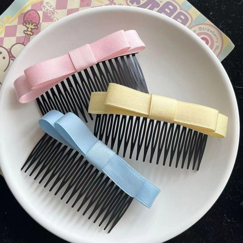 Barrettes For Girl For Women Korean Style Hair Clip Bowknot Hair Comb Bow Hairpin Hair Accessories