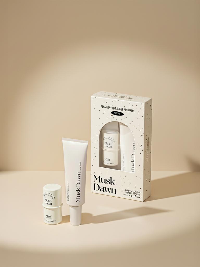 Daily Comma Velo de Perfume Gift Set - Musk Dawn Solid & Cream Perfume