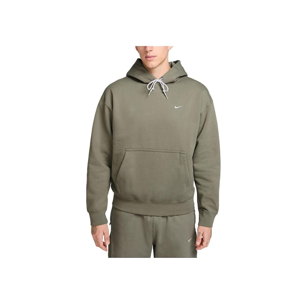 New Nike Solo Swoosh Fleece Pullover Hoodie DX1355-320