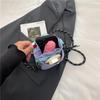 Nylon Crossbody Bag Mini Patch Color Block Design for Women Men Compact Phone Purse for Outdoor Events Travel