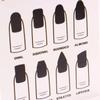 Nageltip-Displayboard DIY Acryl Nail Art Displayständer Maniküre-Display Nageltip-Präsentationshalter für Nagelstudio Nail Art Werkzeug