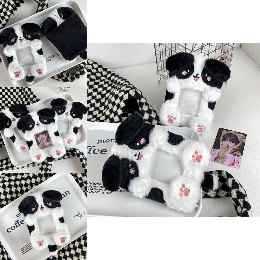 Functional And Fun Plush Dog Card Holder For School Id And Instant Keepsake Photo