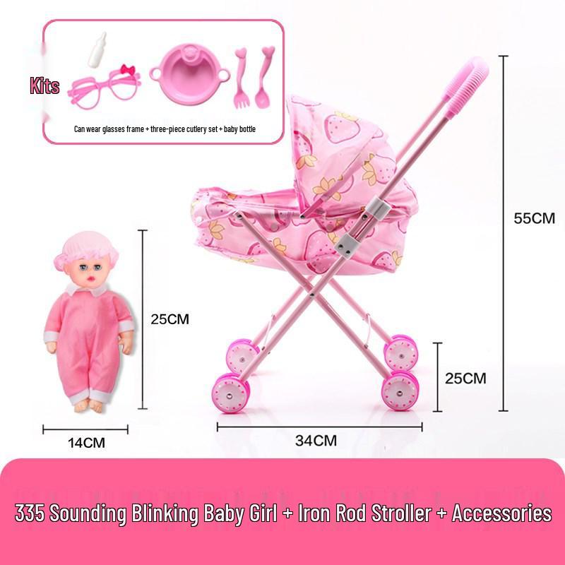 Dollhouse Stroller: Pretend Play Toy for Children