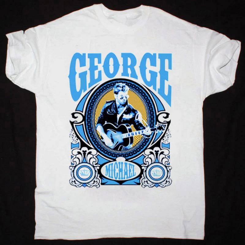 George Michael new T SHIRT WHAM Wham White All Size Shirt HE1070 L