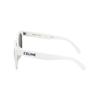 Celine Minimalist Sunglasses With Prescription Compatibility Unisex Sunglasses White CL40198F-25A