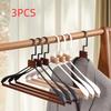Wooden Coat Pants Hanger Luxury Durable Metal Wood Suit Hanger with 360° Swivel Hook Household Wardrobe Clothes Organizer