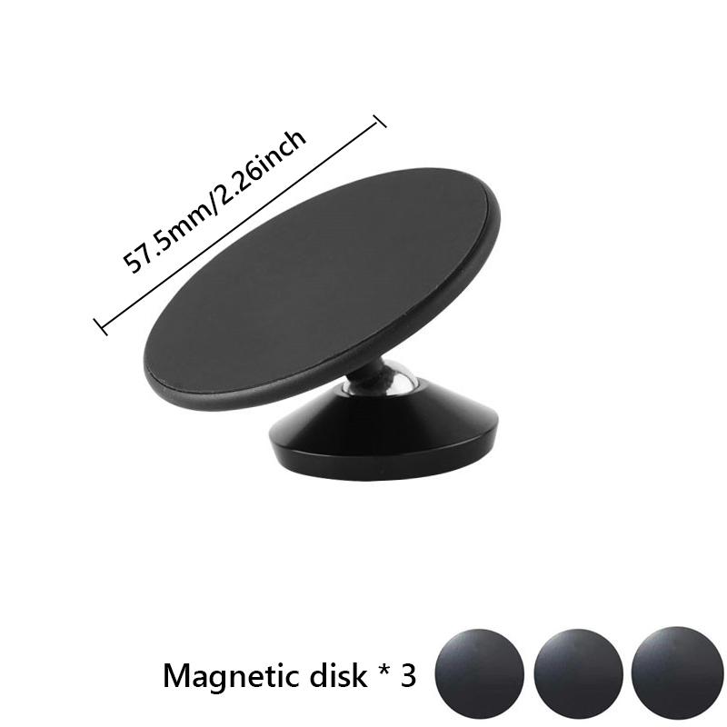 Gym Dual Magnetic Phone Holder For Working Out Videos Double Sided Strong Magnet 360 Degree Rotation Adsorb to Any Metal Surface