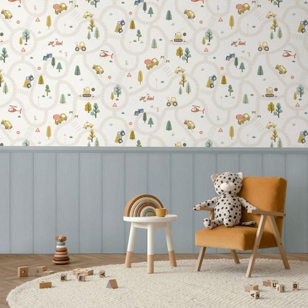 Holden Décor Roundabout Road Textured Wallpaper